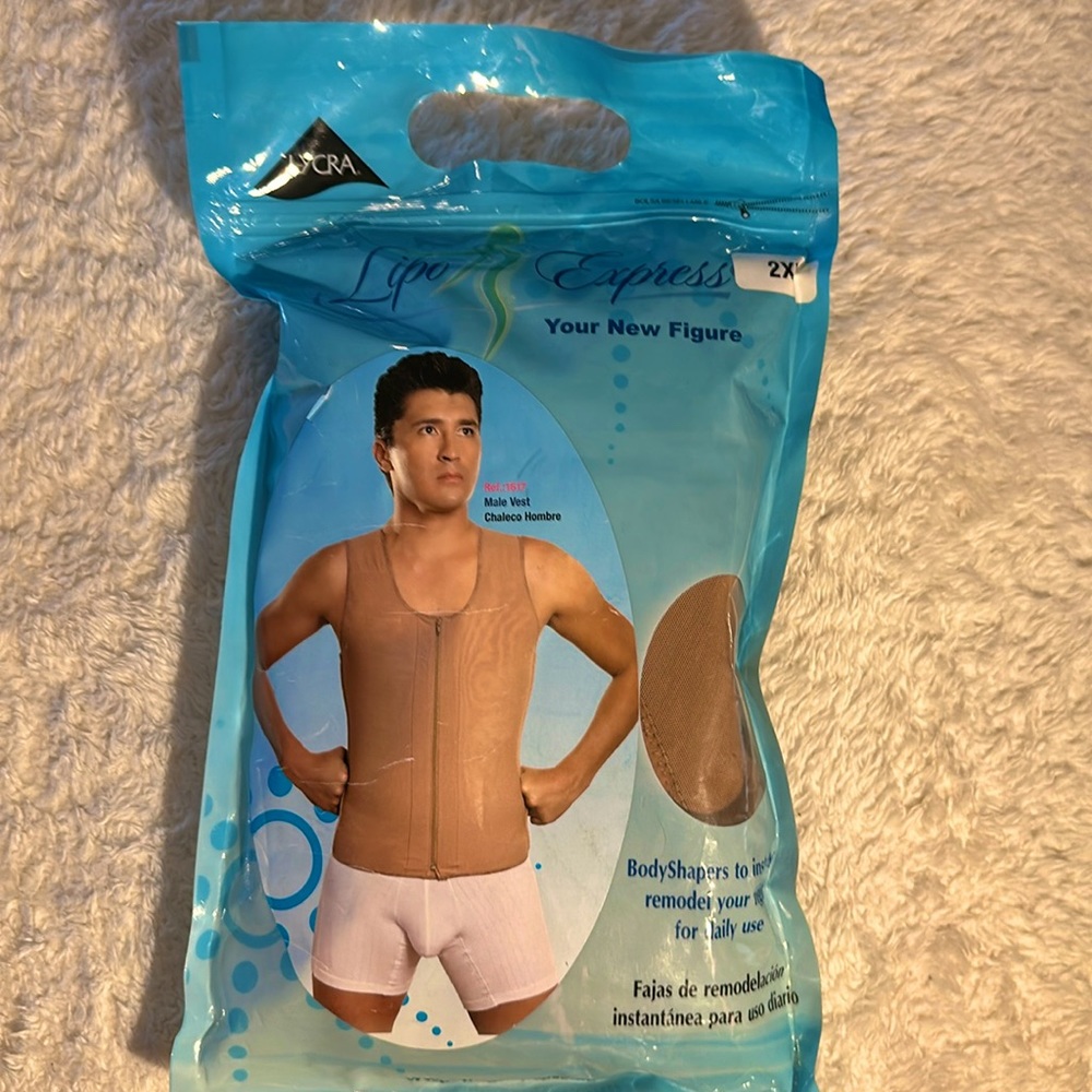 Lipo Express Male Vest Male Shapewear Body Shaper for men